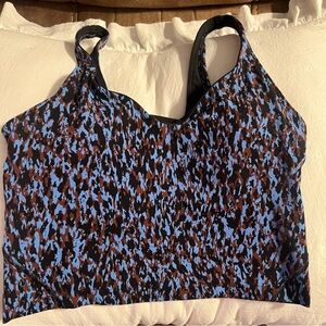 Lululemon Align Tank Size 6 Leopard Camo Blue Nile Multi